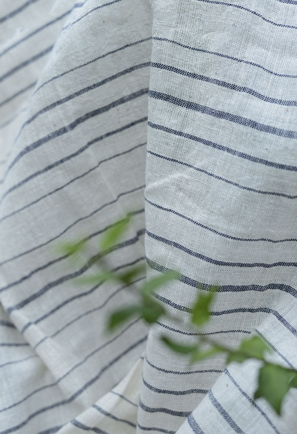 Cotton Stole Grey Lines - Image 5