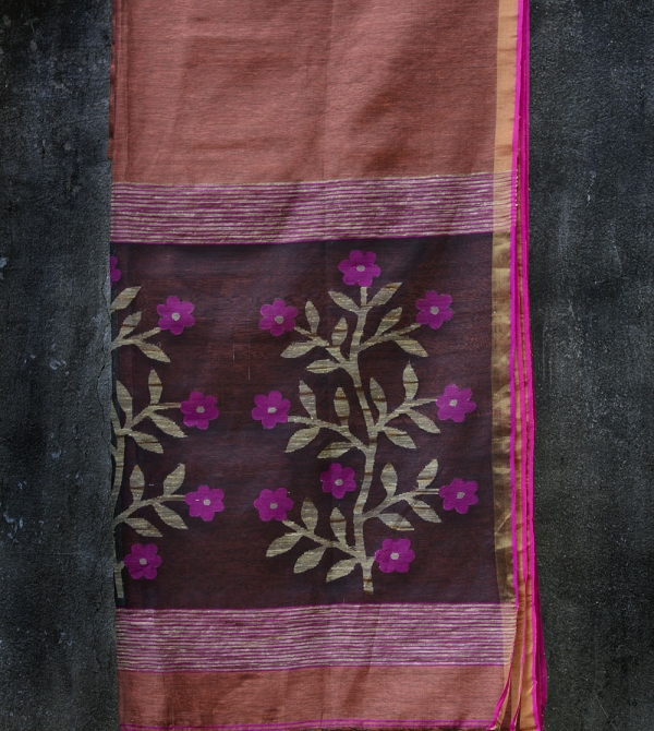 Silk Linen Jamdani