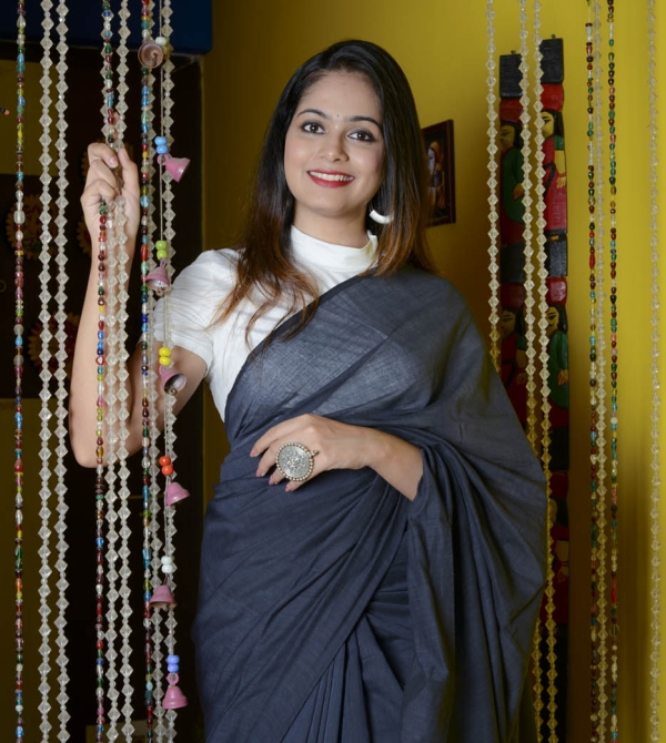 Handwoven Cotton Saree - IV