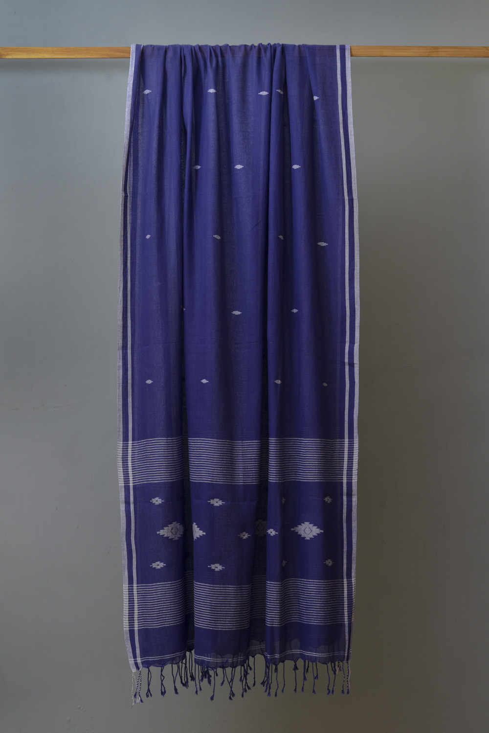 Dark Blue Jamdani Dupatta